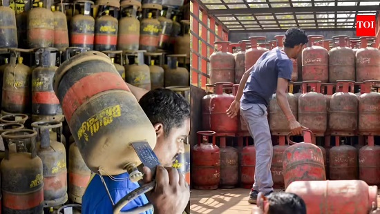 LPG Shortage Triggers Panic Buying In Navi Mumbai; Long Queues Seen At Sanpada Gas Agencies