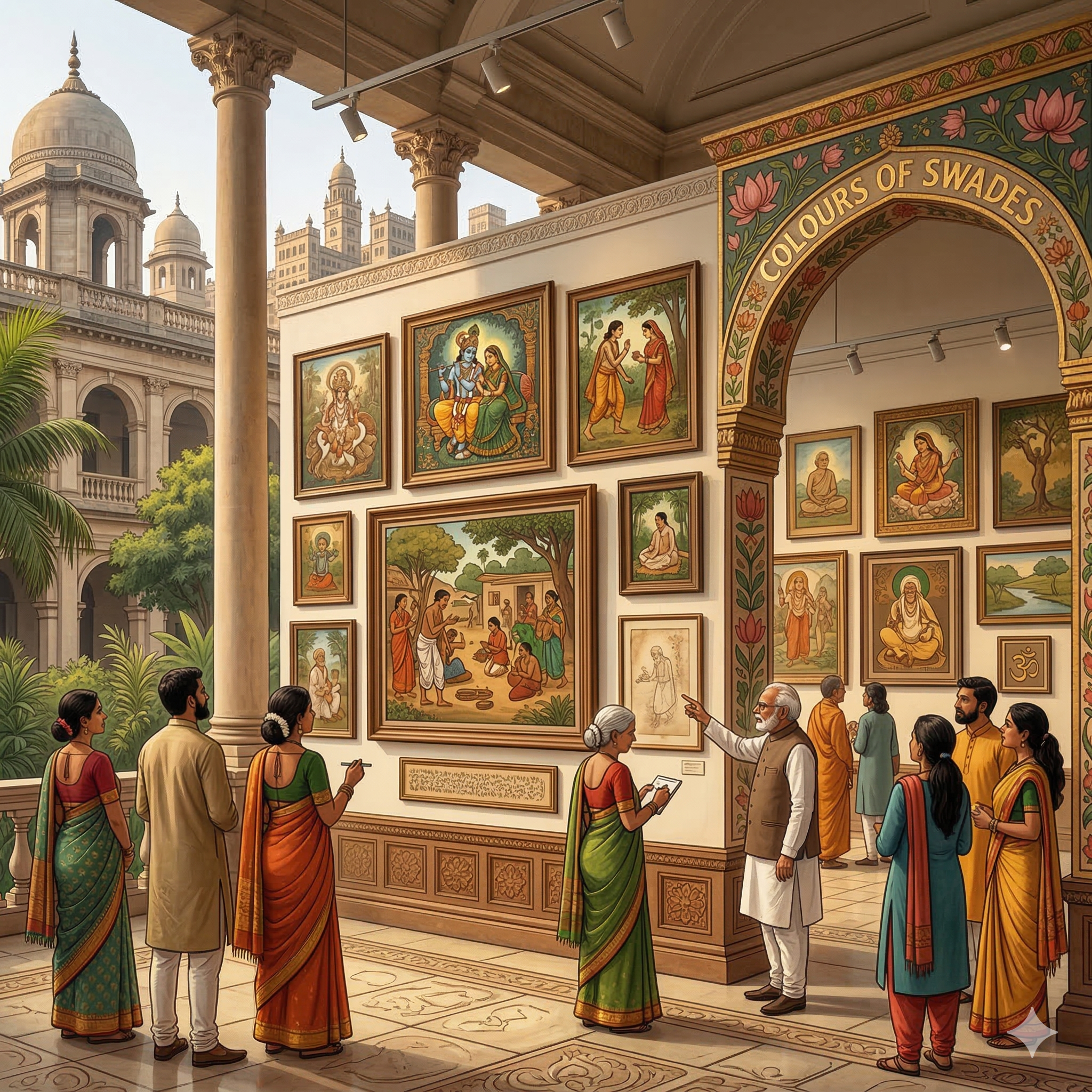 NGMA Mumbai Hosts ‘Colours of Swades’ Exhibition Honouring Legendary Artist Nandalal Bose