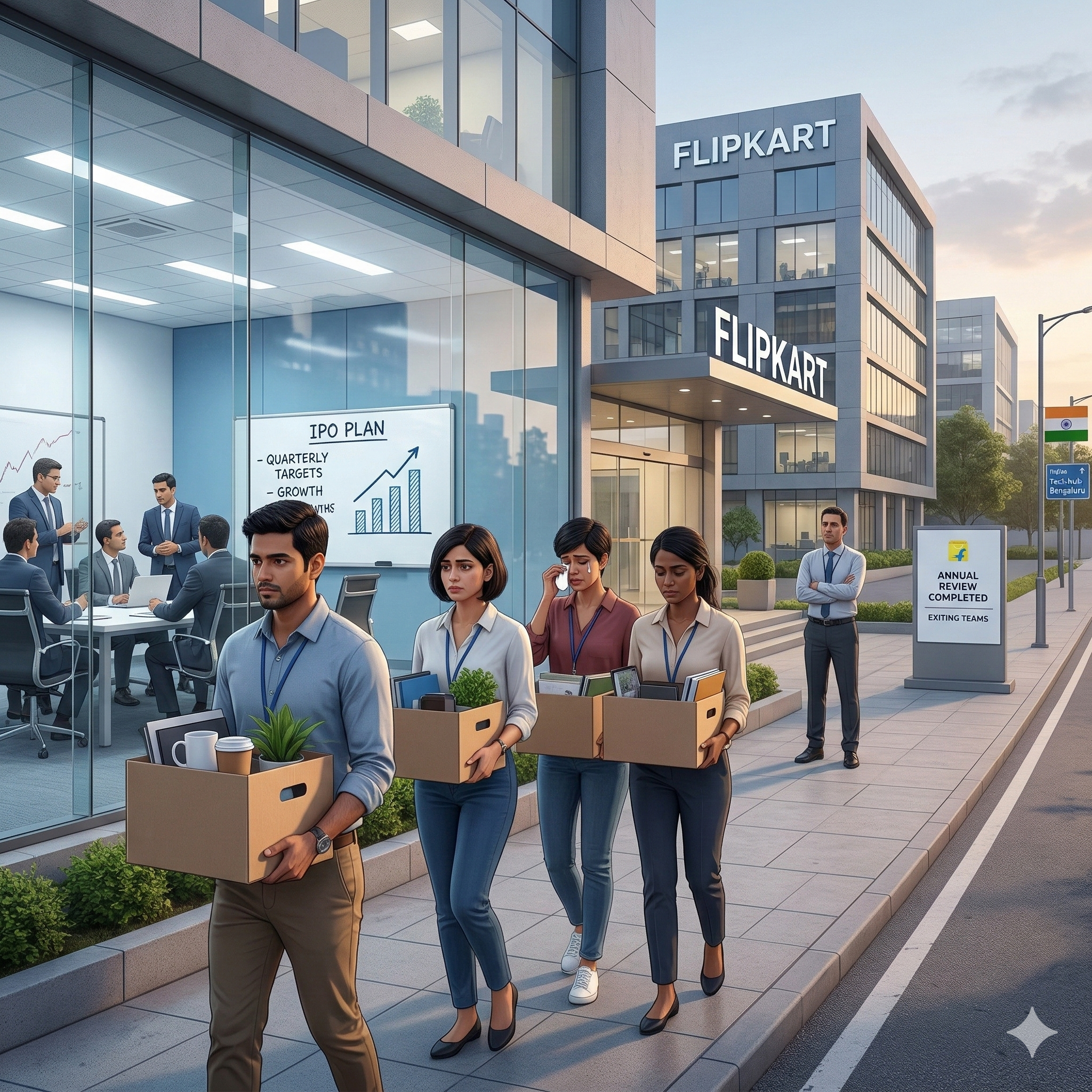 Flipkart Cuts Around 300 Jobs During Annual Review As IPO Planning Gains Momentum