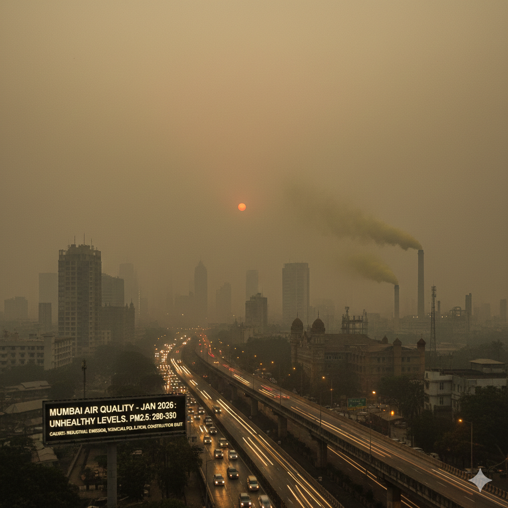 Why Mumbai Recorded Unhealthy Air Quality Levels Even in January