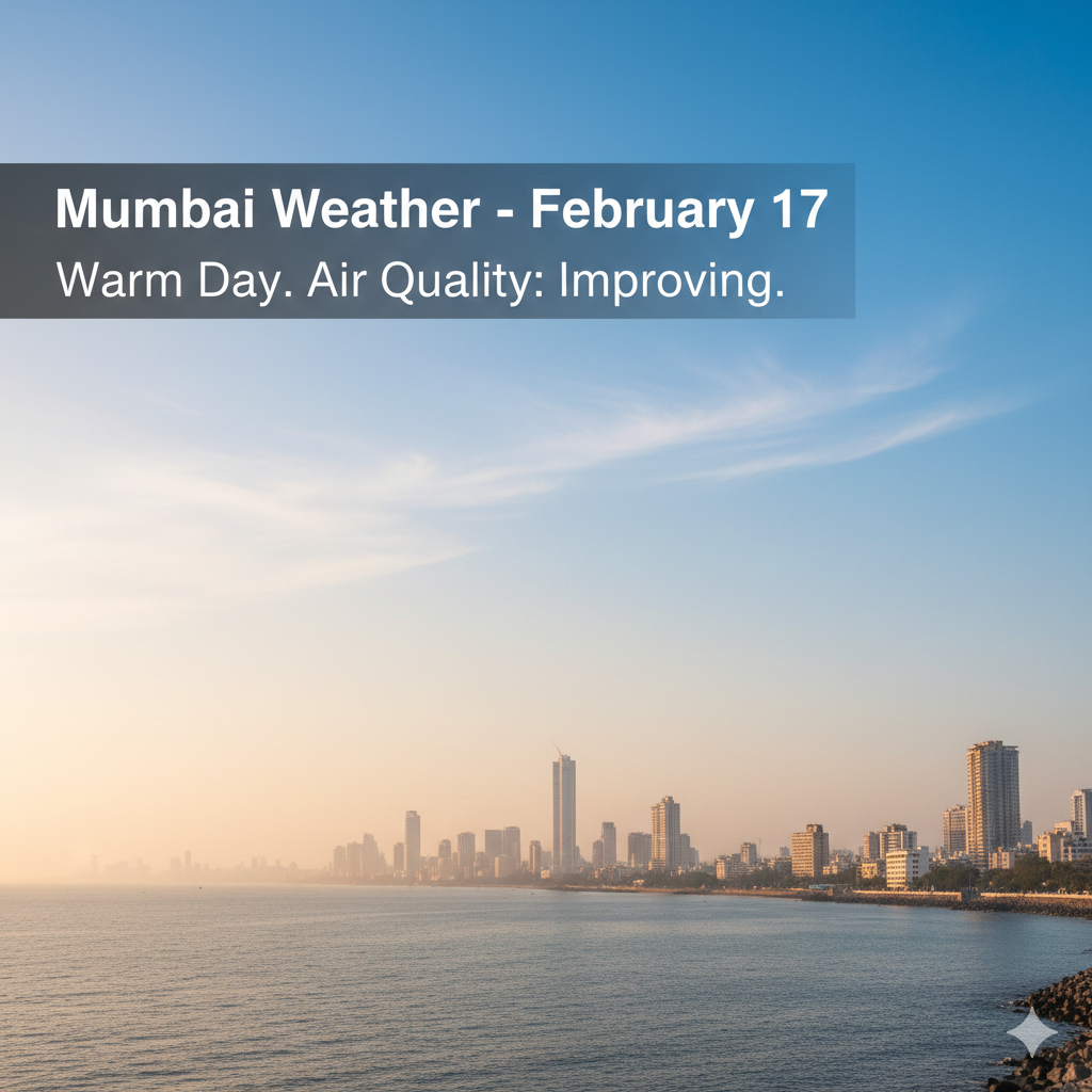 Mumbai Weather on February 17: Warm Day Ahead as Air Quality Shows Early Signs of Recovery