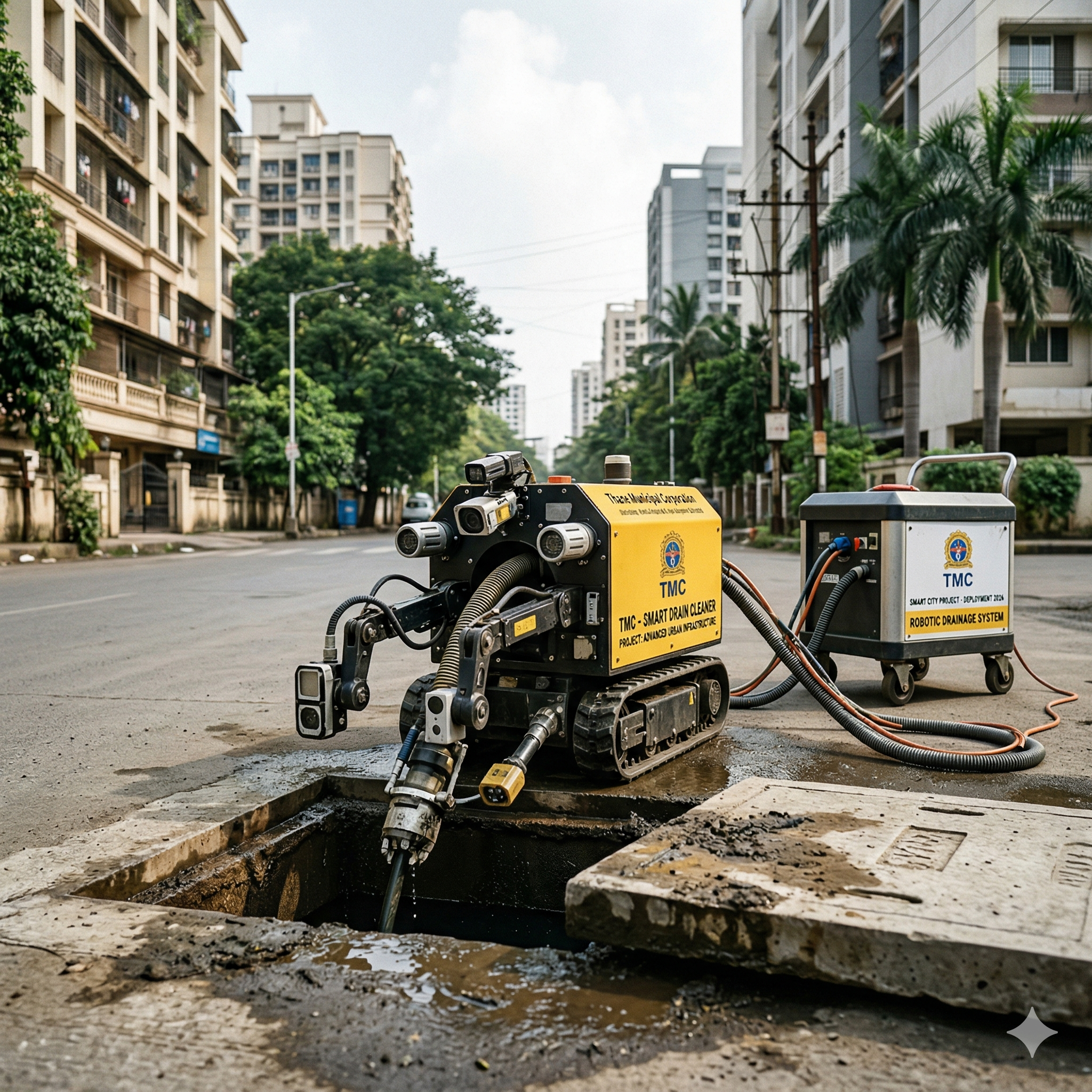 Thane To Deploy Robotic Drain Cleaning System, Boosting Smart Urban Infrastructure Push