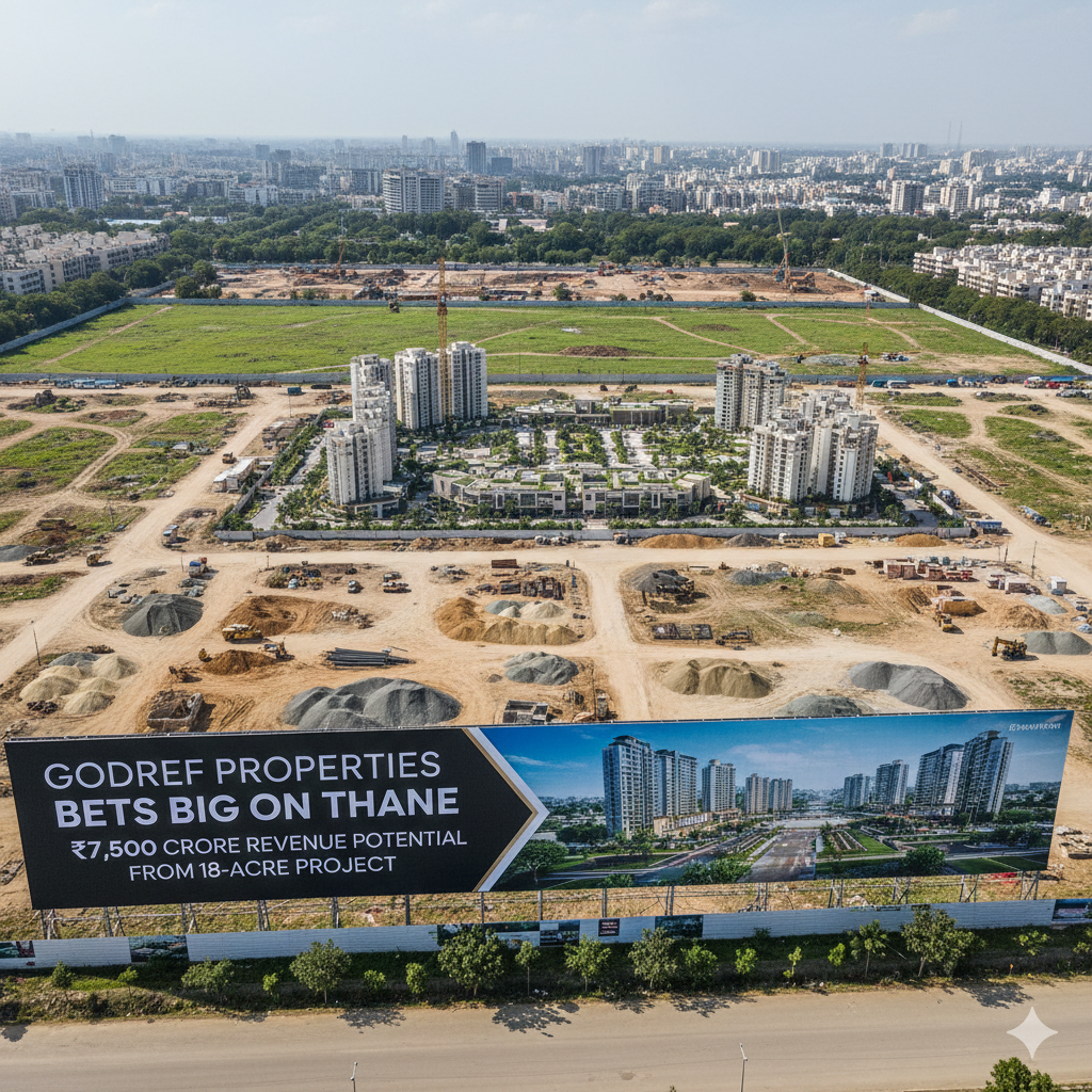 Godrej Properties Bets Big on Thane: ₹7,500 Crore Revenue Potential from 18-Acre Project