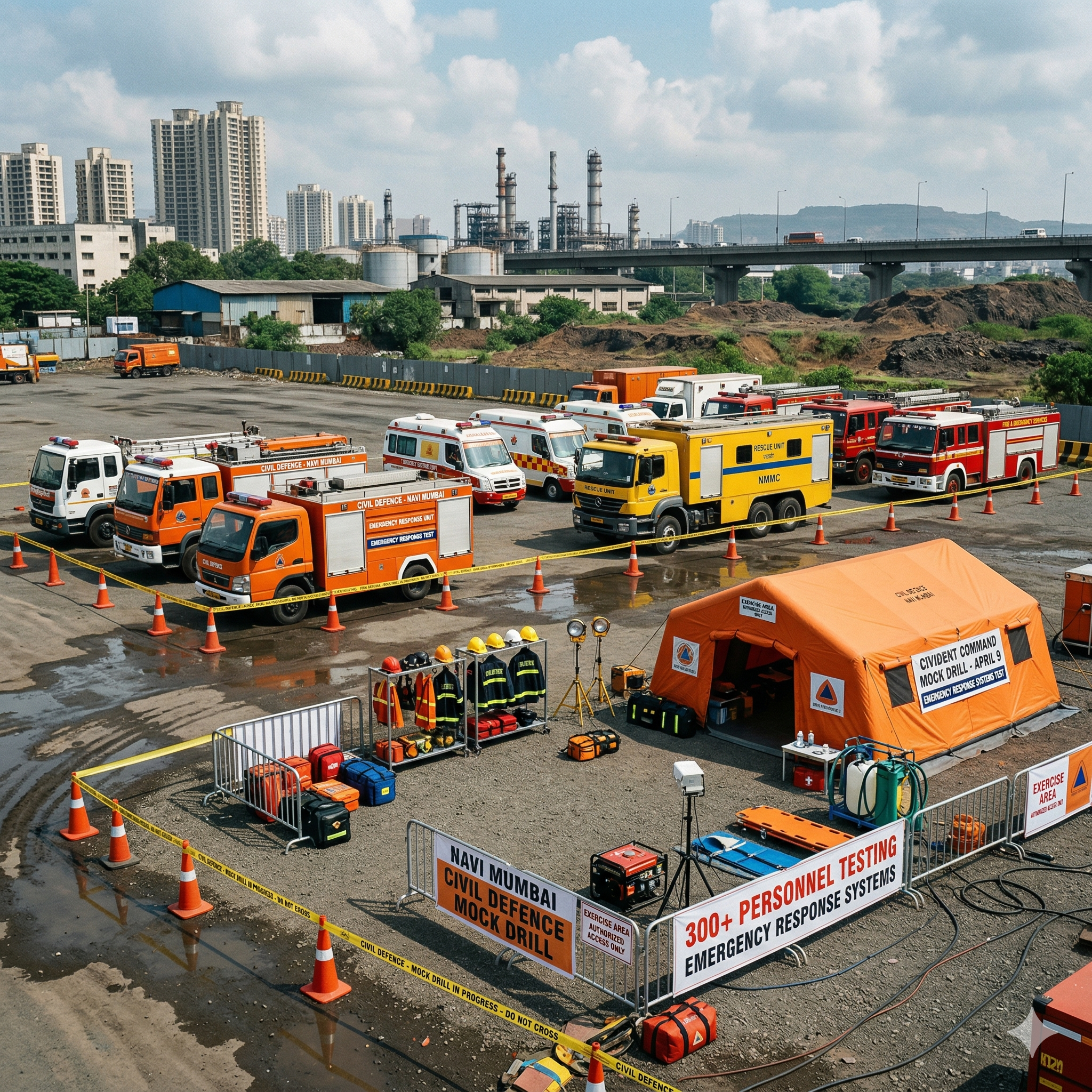 Navi Mumbai To Host Civil Defence Mock Drill On April 9; 300 Personnel To Test Emergency Response Systems