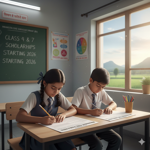 Maharashtra to Conduct Scholarship Exams for Classes 4 and 7 from 2026
