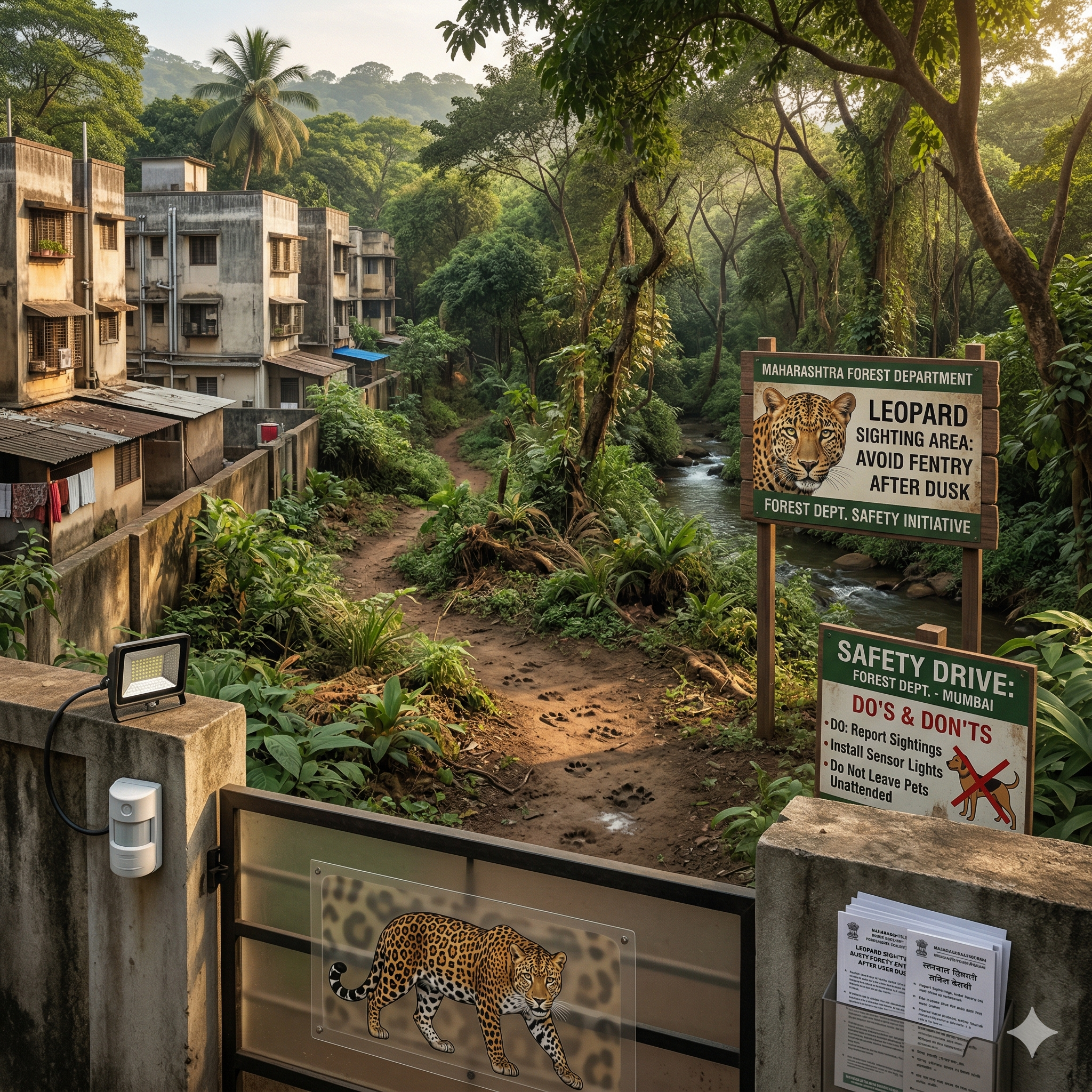 Leopard Sightings Spark Panic In Mumbai; Forest Department Launches Safety Drive In Residential Areas