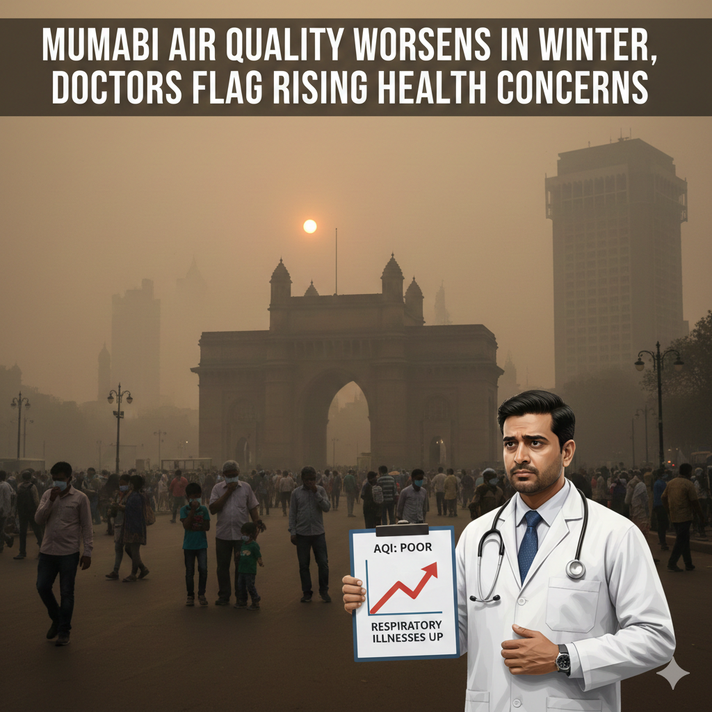 Mumbai Air Quality Worsens In Winter, Doctors Flag Rising Health Concerns