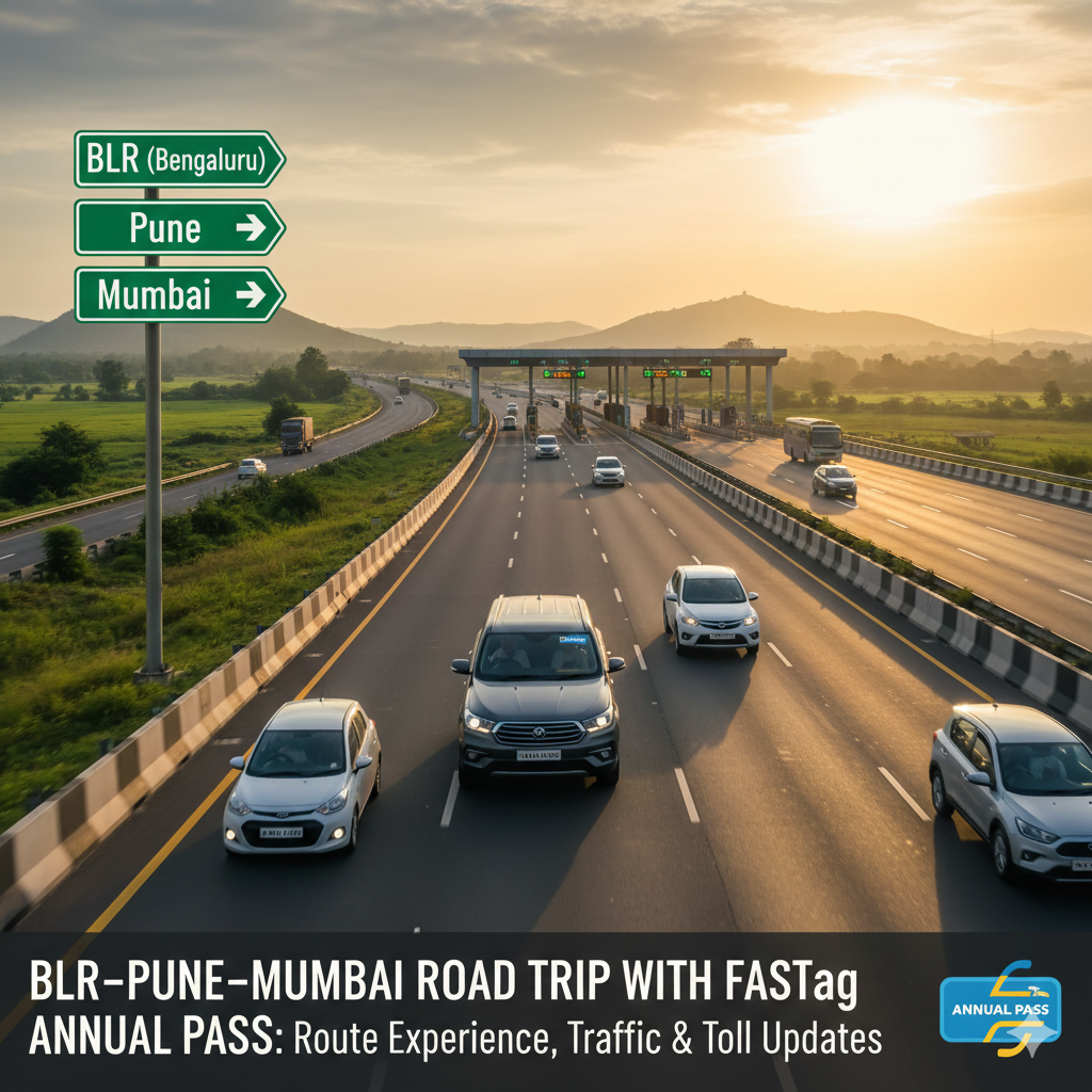 BLR–Pune–Mumbai Road Trip With FASTag Annual Pass: Route Experience, Traffic & Toll Updates