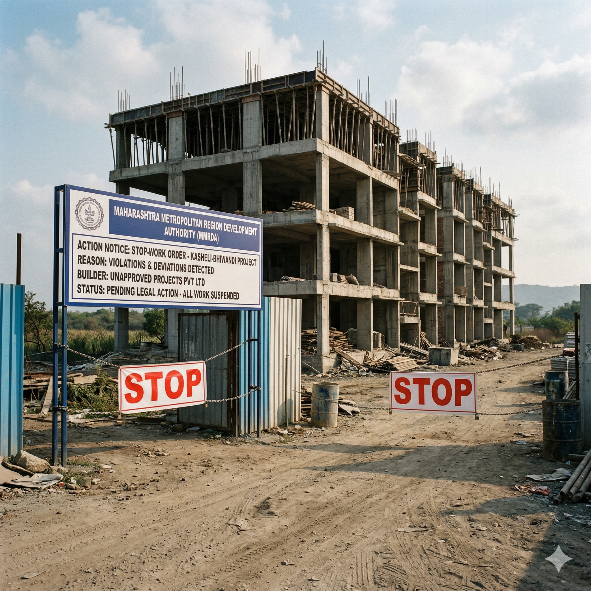 MMRDA Action Sparks Panic In Kasheli, Bhiwandi; MP Sanjay Kelkar Seeks Crackdown On Builders, Relief For Homebuyers