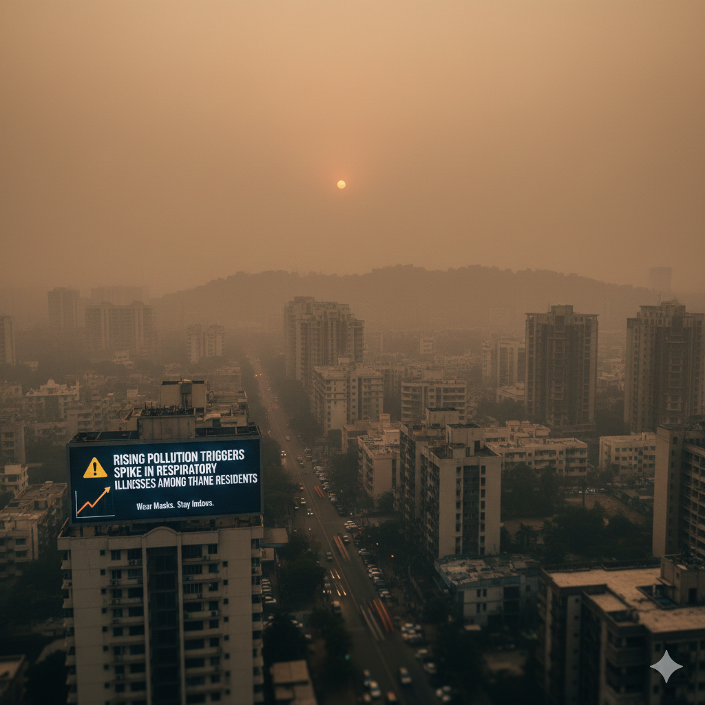 Rising Pollution Triggers Spike in Respiratory Illnesses Among Thane Residents