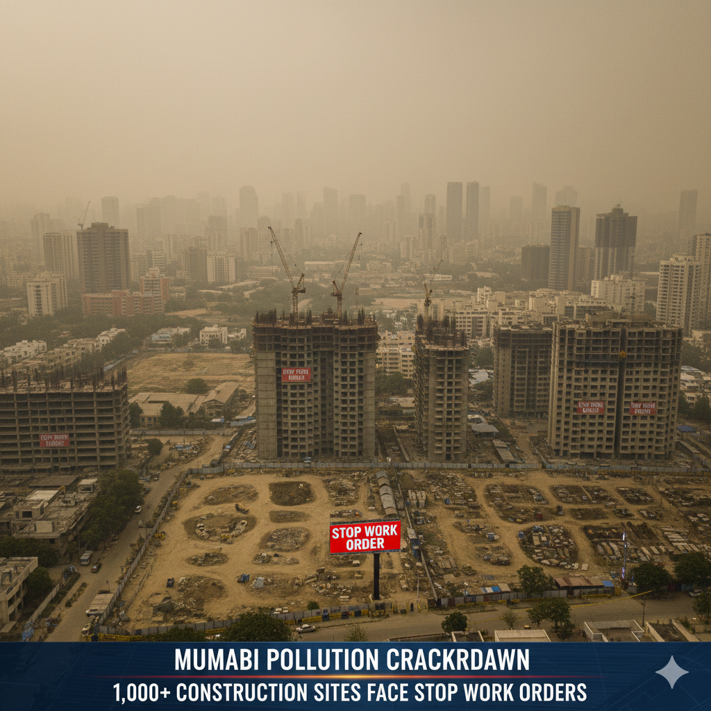 Mumbai Pollution Crackdown: 1,000+ Construction Sites Face Stop Work Orders