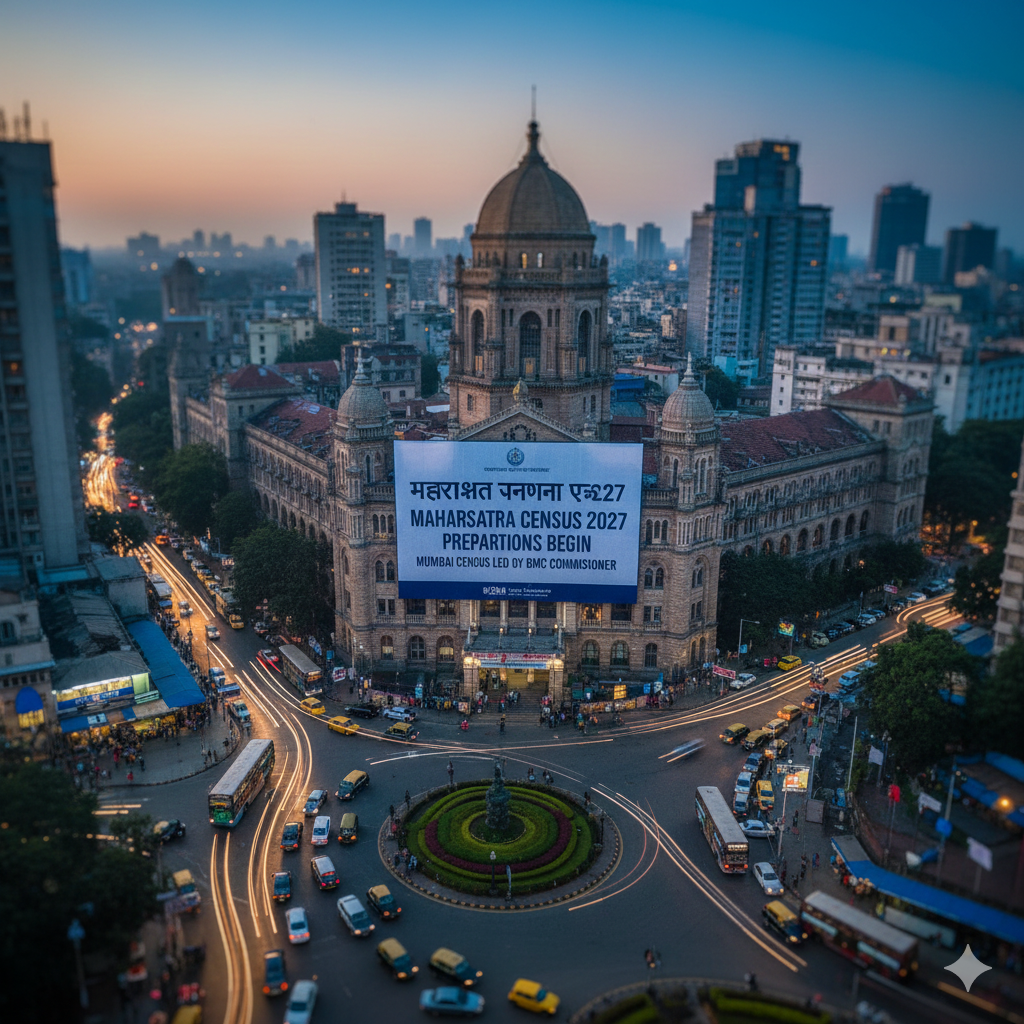 Maharashtra Begins Preparations for 2027 Census, Mumbai Census to Be Led by BMC Commissioner