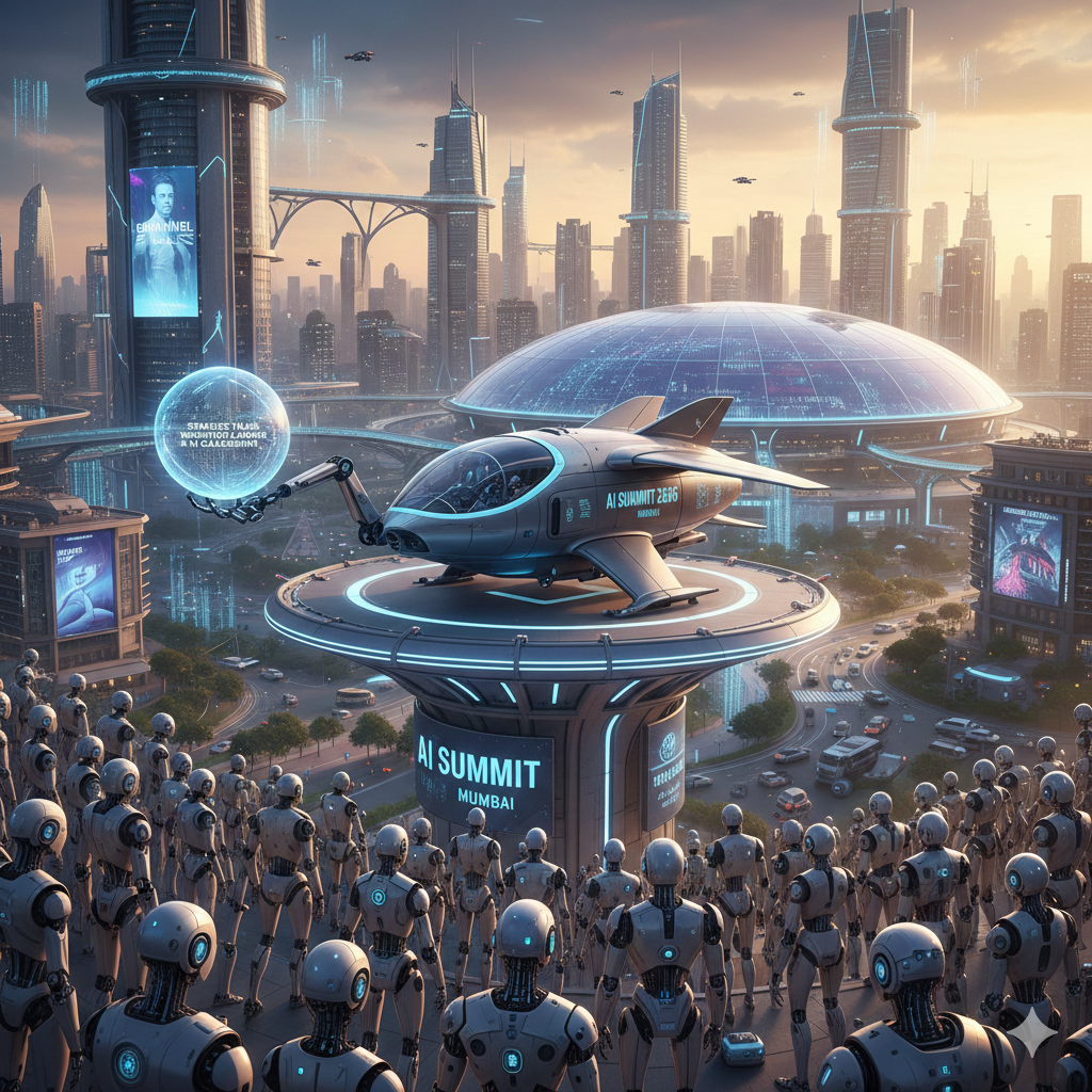 AI Summit 2026: Emmanuel Macron Lands in Mumbai for Strategic Talks, Innovation Launch & AI Collaboration