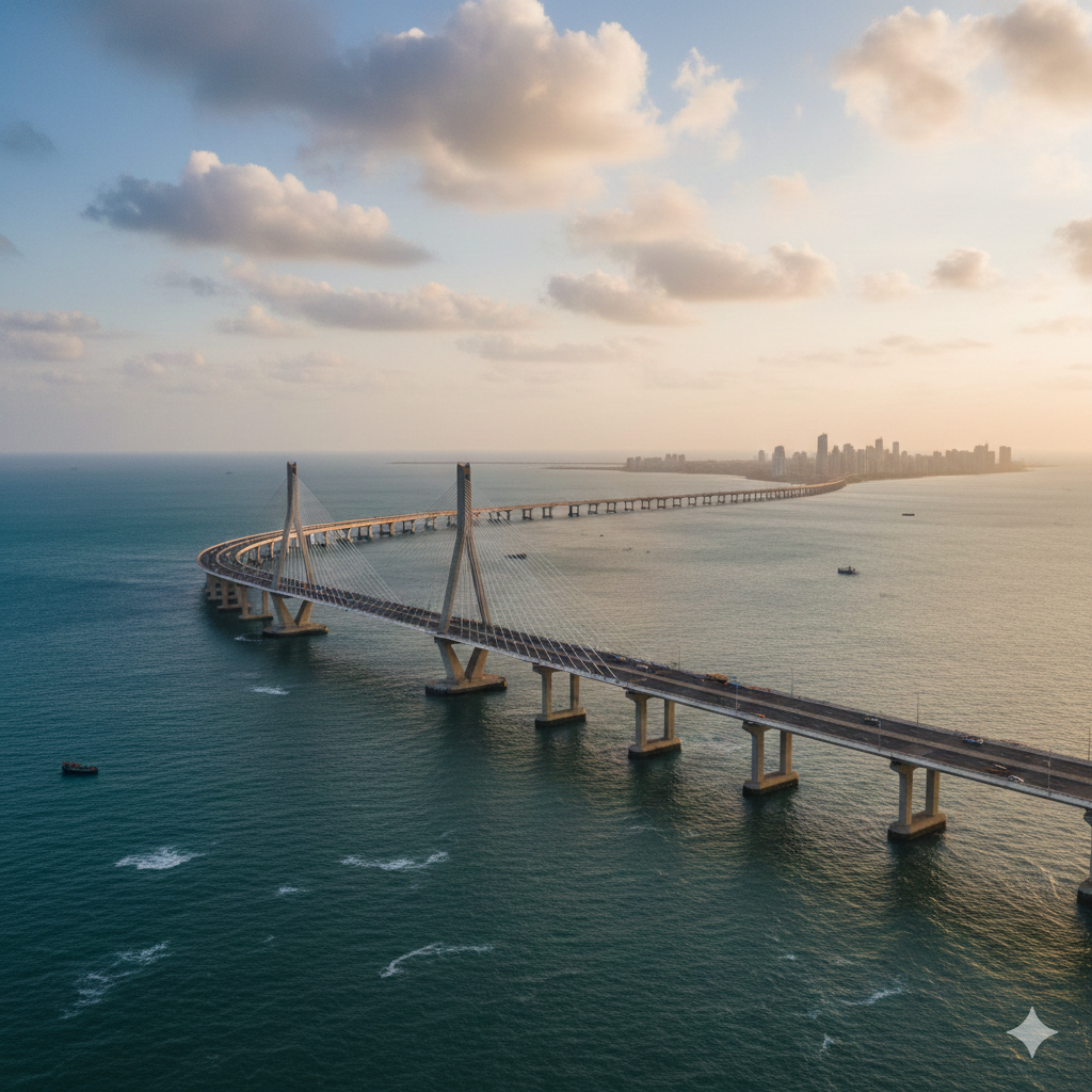 Versova-Bandra Sea Link Reaches Farthest Point Into the Sea
