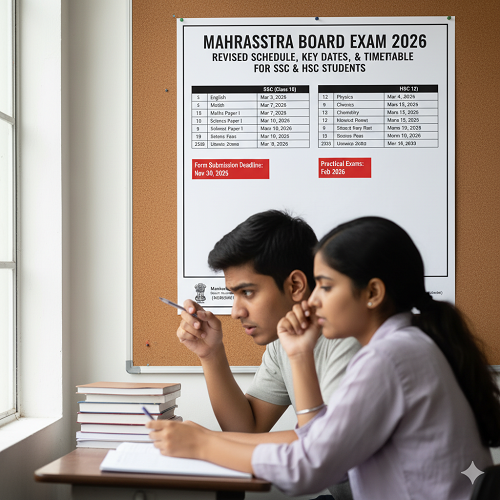 Maharashtra Board Exam 2026: Revised Schedule, Key Dates, and What Students Should Expect