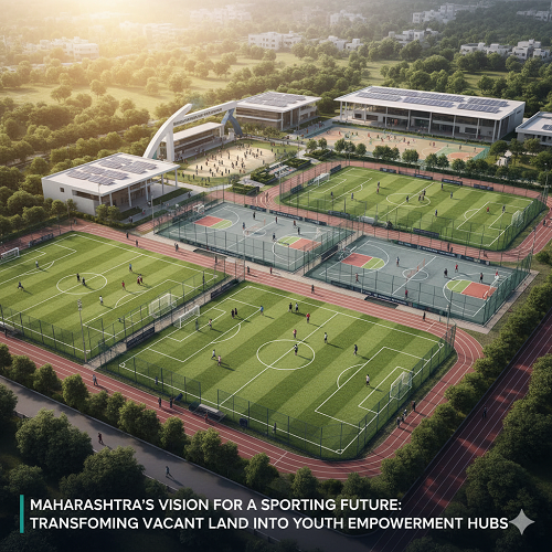 Maharashtra’s Vision for a Sporting Future: Transforming Vacant Land into Youth Empowerment Hubs