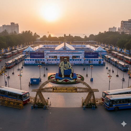 BEST’s Comprehensive Arrangements Strengthen Public Services for Dr Babasaheb Ambedkar’s Mahaparinirvana Day