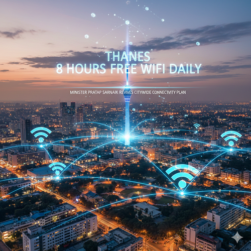 Thane to Get 8 Hours of Free Public WiFi Daily as Minister Pratap Sarnaik Revives Citywide Connectivity Plan