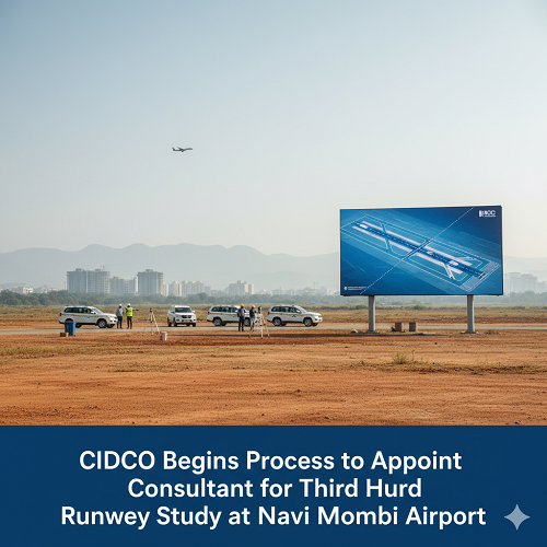 CIDCO Begins Process to Appoint Consultant for Third Runway Study at Navi Mumbai Airport