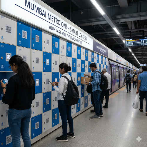 Mumbai Metro One’s 996 Smart Lockers Set a New Benchmark for Urban Commuter Convenience and Last-Mile Efficiency