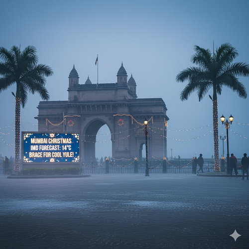 Mumbai Set for a Cool Christmas as IMD Forecasts Minimum Temperatures Around 14°C