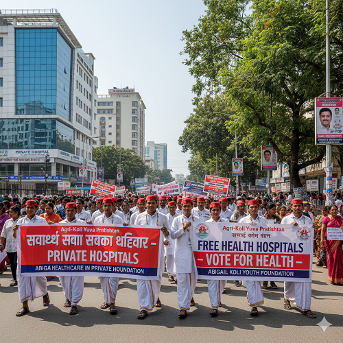 As Navi Mumbai Heads Toward Civic Elections, Agri-Koli Youth Foundation Drives Momentum for Free Healthcare in Private Hospitals