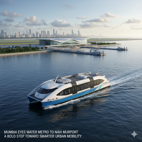 Mumbai Eyes Water Metro to Navi Mumbai Airport, A Bold Step Toward Smarter Urban Mobility