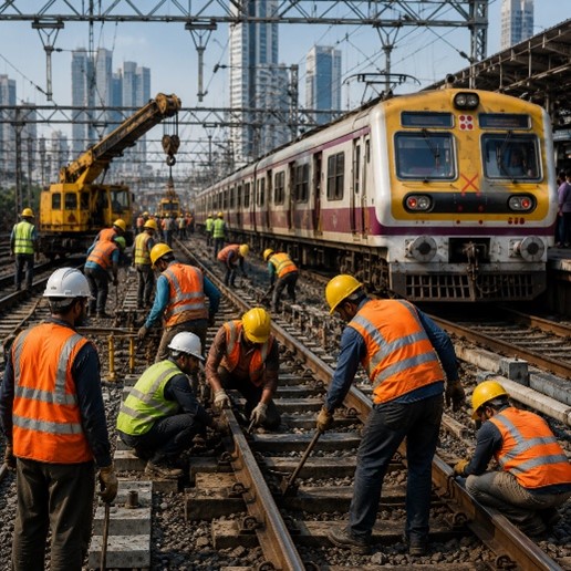 Attention Mumbaikars! Central Railway Announces 5-Hour Mega Block on May 24; Main & Harbour Line Services to Be Affected