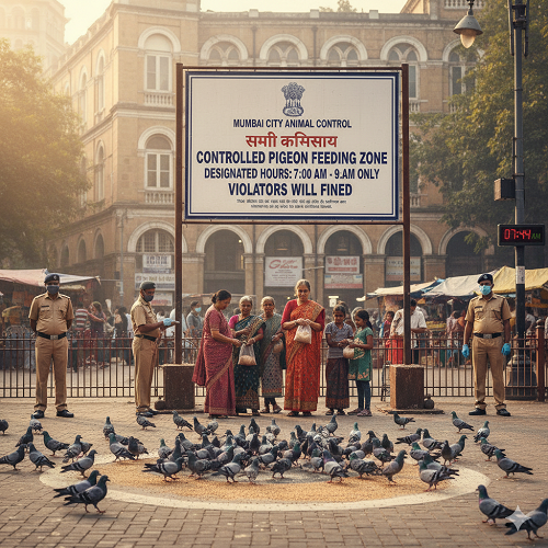 Mumbai Cracks Down on Pigeon Menace, Allows Controlled Feeding for Just 2 Hours at Designated Spots