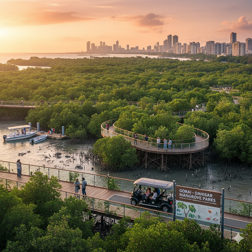 Mumbai’s Twin Mangrove Parks in Gorai and Dahisar Set to Redefine Urban Eco-Tourism, Conservation, and Coastal Awareness