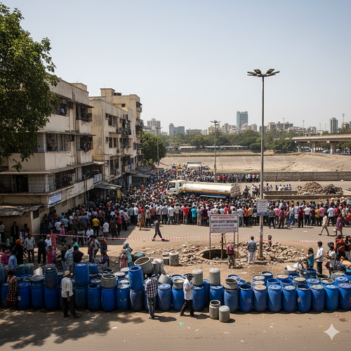 Mumbai Water Supply Shutdown: BMC Announces 22-Hour Disruption Across Ghatkopar, Kurla, Chembur, Wadala, Sion, and Matunga for Maintenance Work