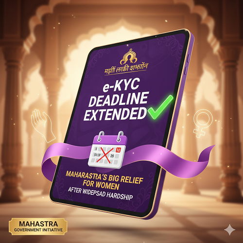 Maharashtra’s Big Relief Move for Women, e-KYC Deadline for Majhi Ladki Bahin Scheme Extended After Widespread Hardship
