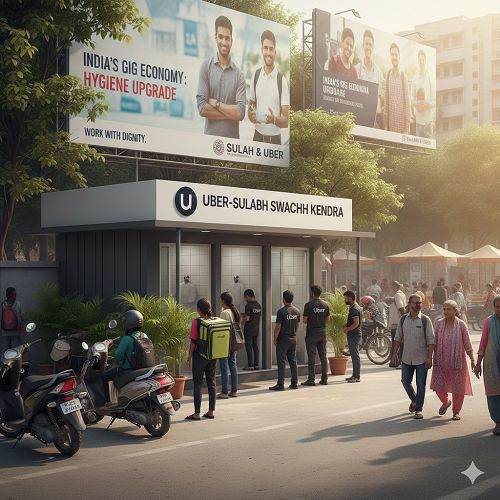 India’s Gig Economy Gets a Hygiene Upgrade: How Uber–Sulabh Partnership Could Transform Working Conditions for Millions